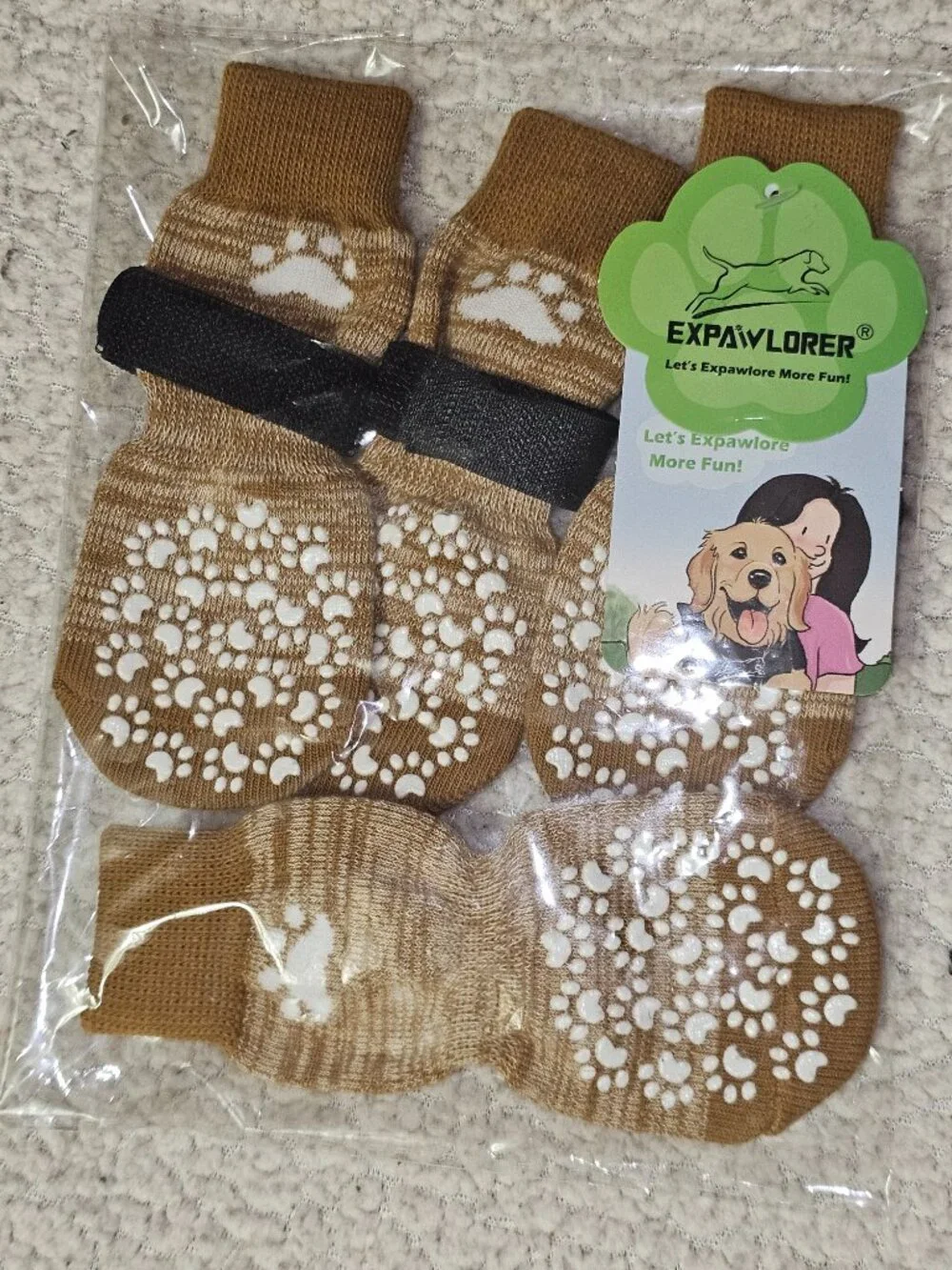 Expawlorer - Pack of Dog Socks - New Without Tags